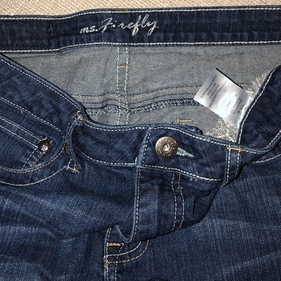 Ms. Firefly 10 bootcut high-rise blue jeans - Picture 3 of 3